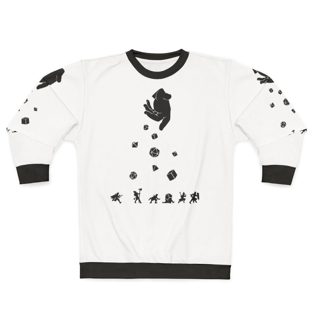 Rocks Fall Everyone Dice Dungeons & Dragons Sweatshirt