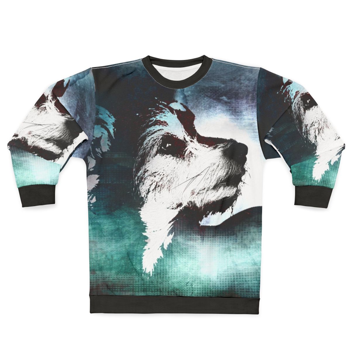 Roger Black and White Dog Sweatshirt