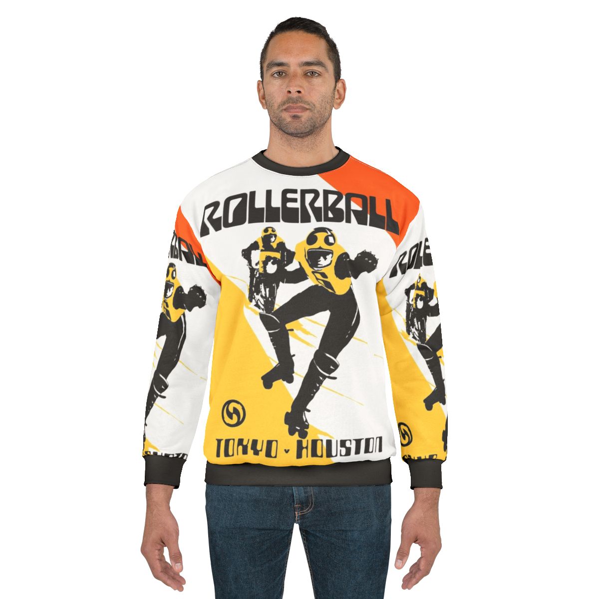 Retro Rollerball Tokyo V Houston Sci-Fi Horror Sweatshirt