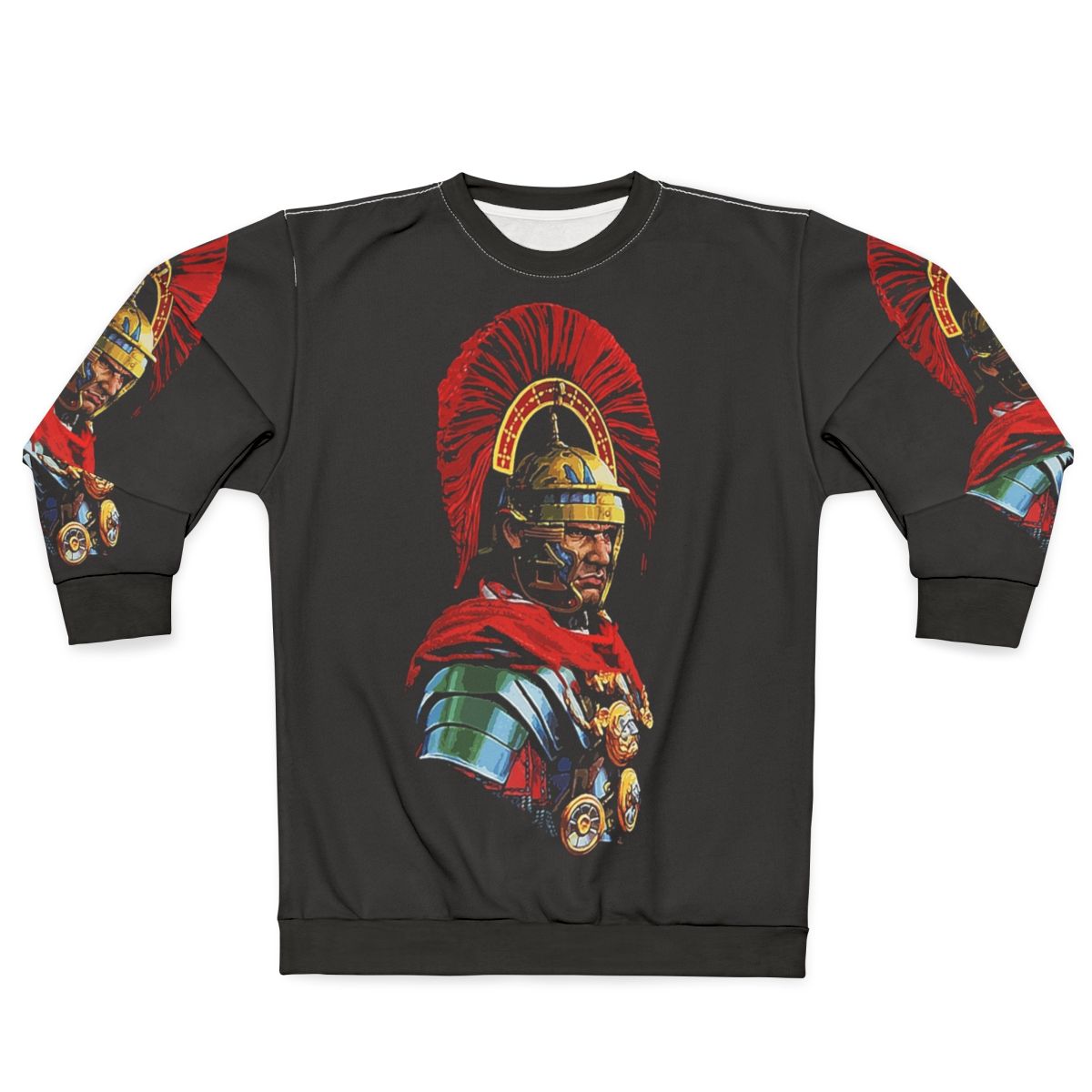 Roman centurion portrait sweatshirt