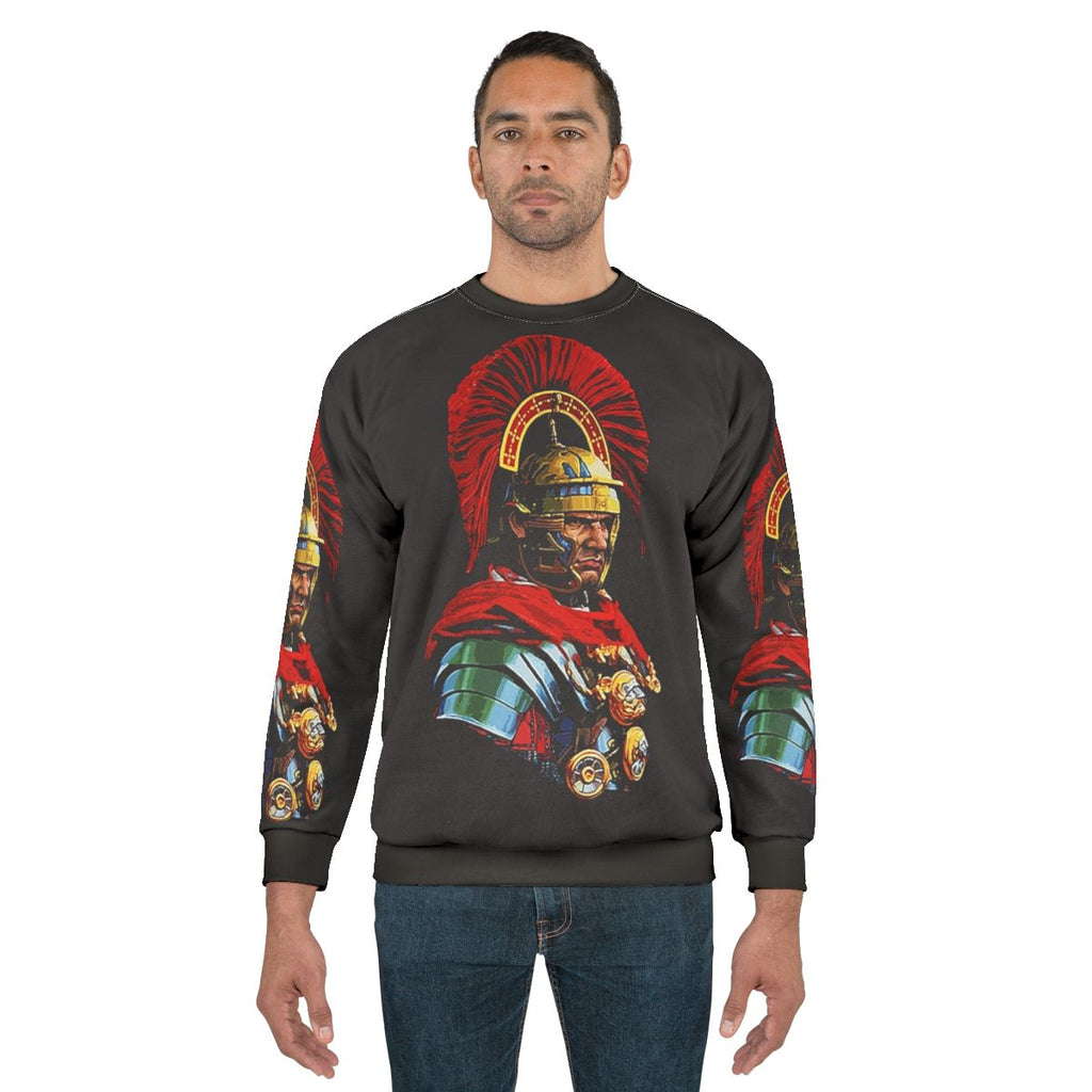 Roman centurion portrait sweatshirt