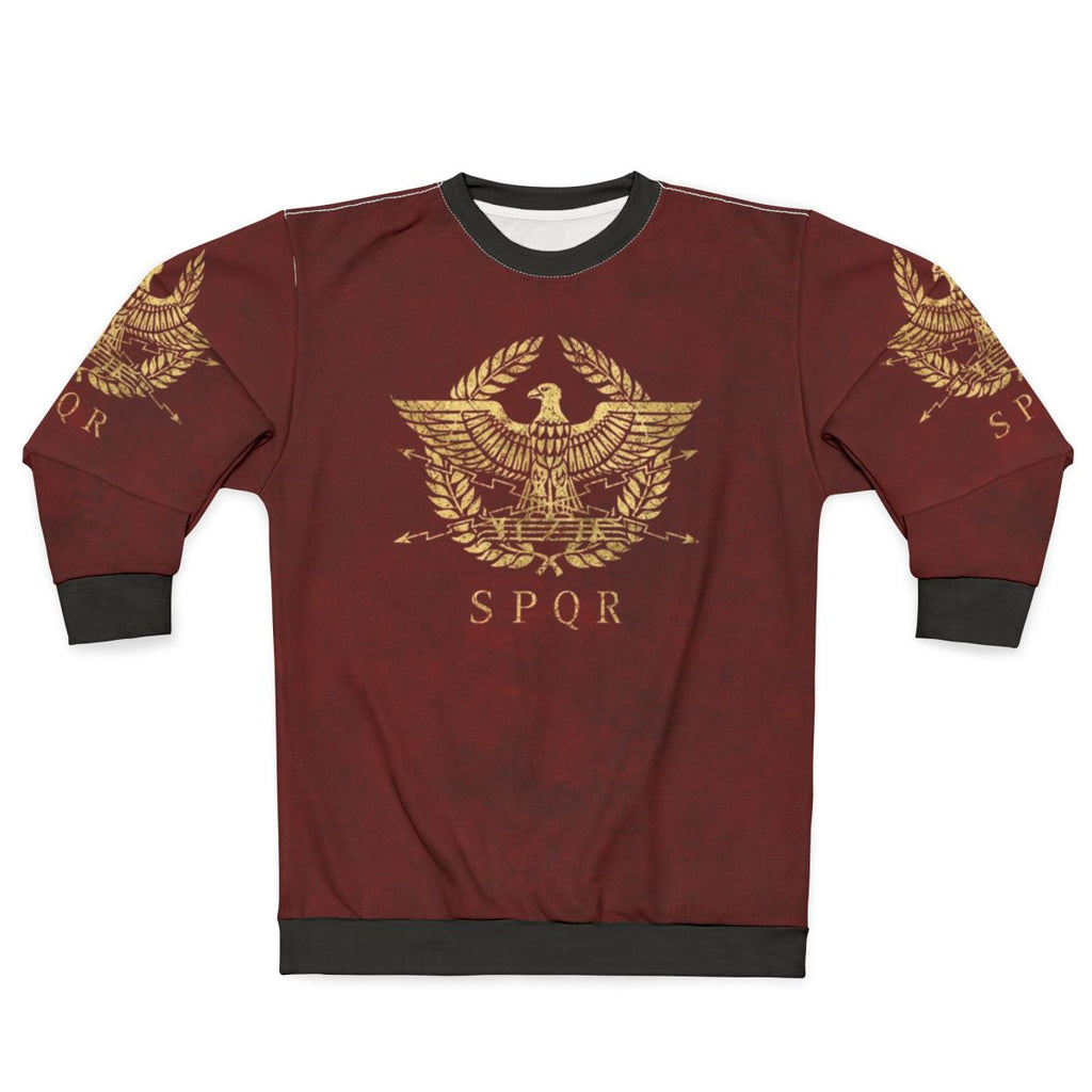 Vintage Roman Empire Emblem Gold Sweatshirt