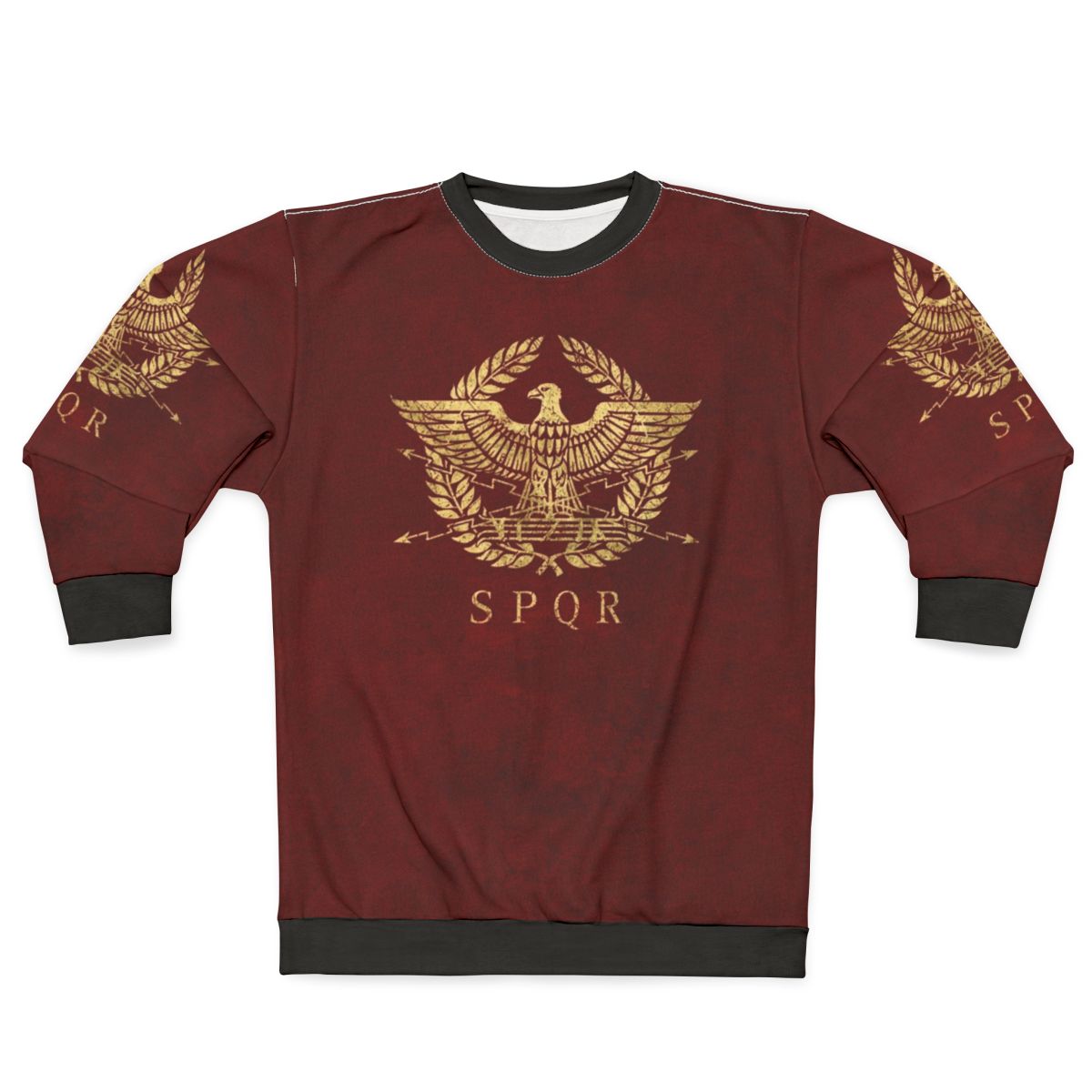Vintage Roman Empire Emblem Gold Sweatshirt
