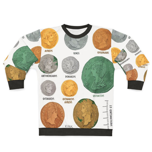 Roman Imperial Coin Chart Sweatshirt