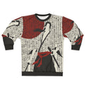 Ronin Samurai Sweatshirt with Japanese Kanji Design