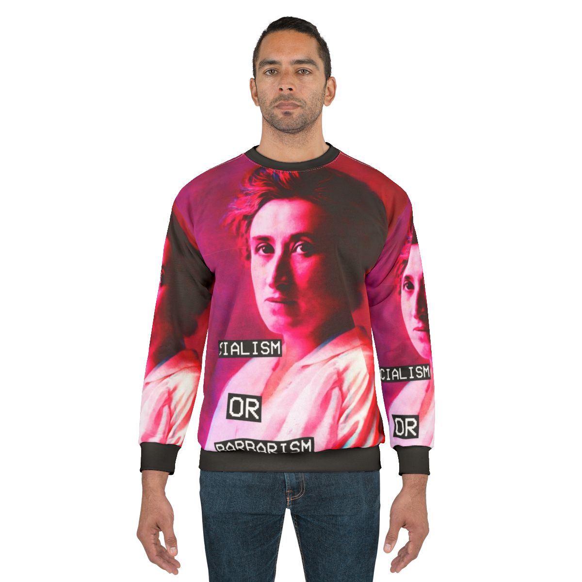 Rosa Luxemburg Anti Fascist Anarchist Sweatshirt
