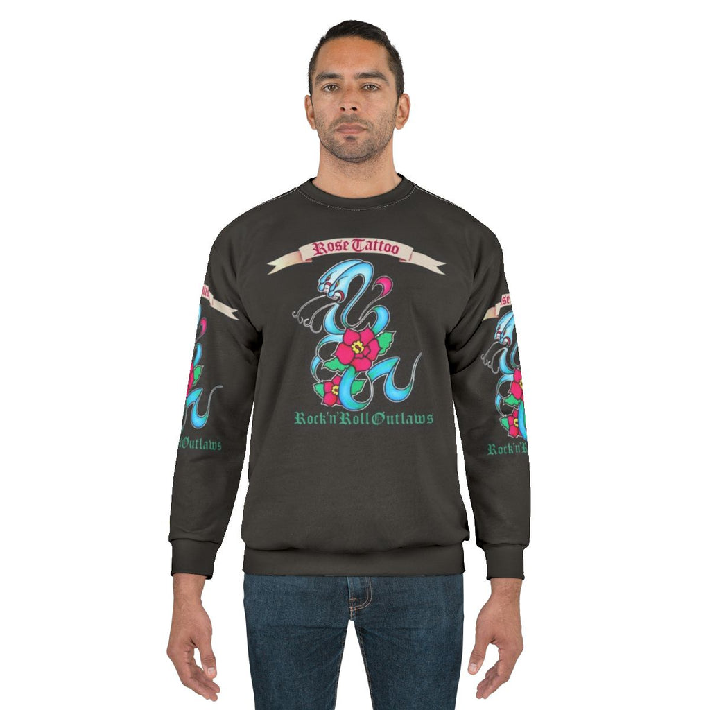 Rose Tattoo Music Sweatshirt