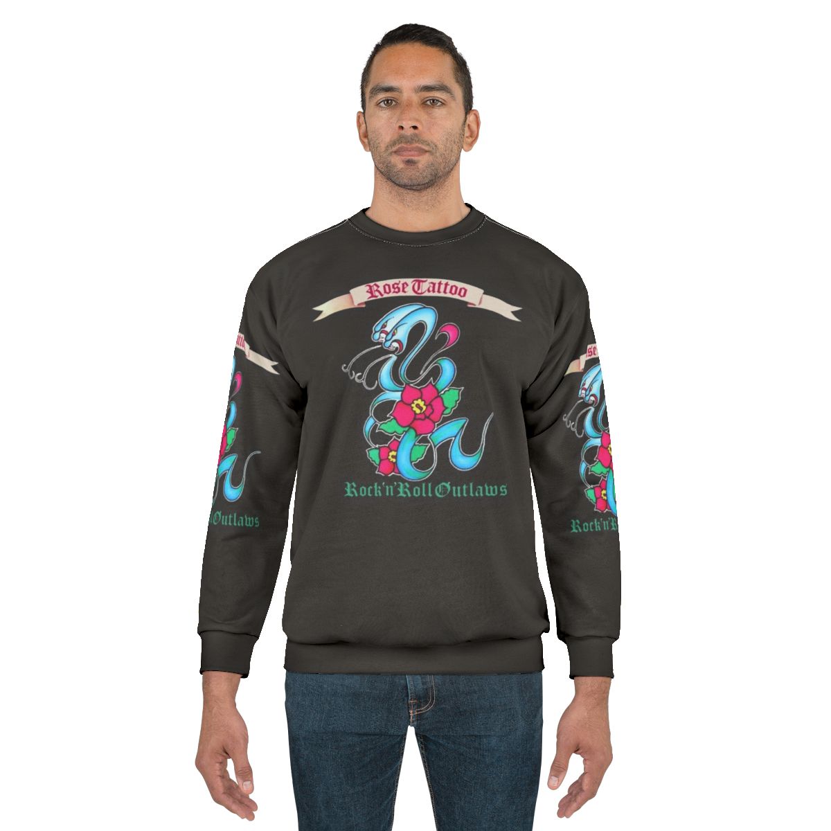 Rose Tattoo Music Sweatshirt