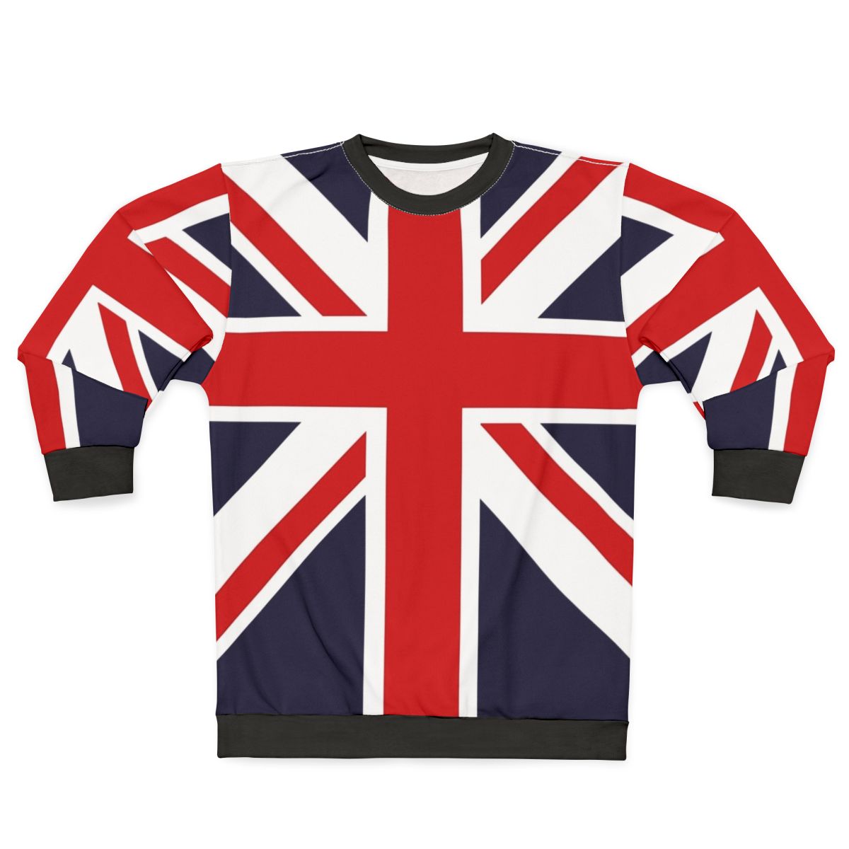 British Rose Union Jack Punk Rock Sweatshirt