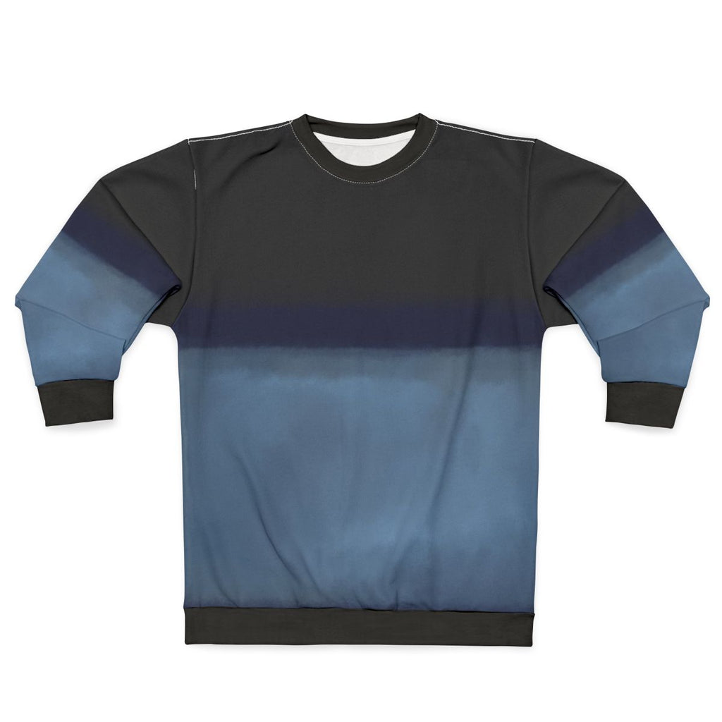 Rothko inspired abstract color block sweatshirt