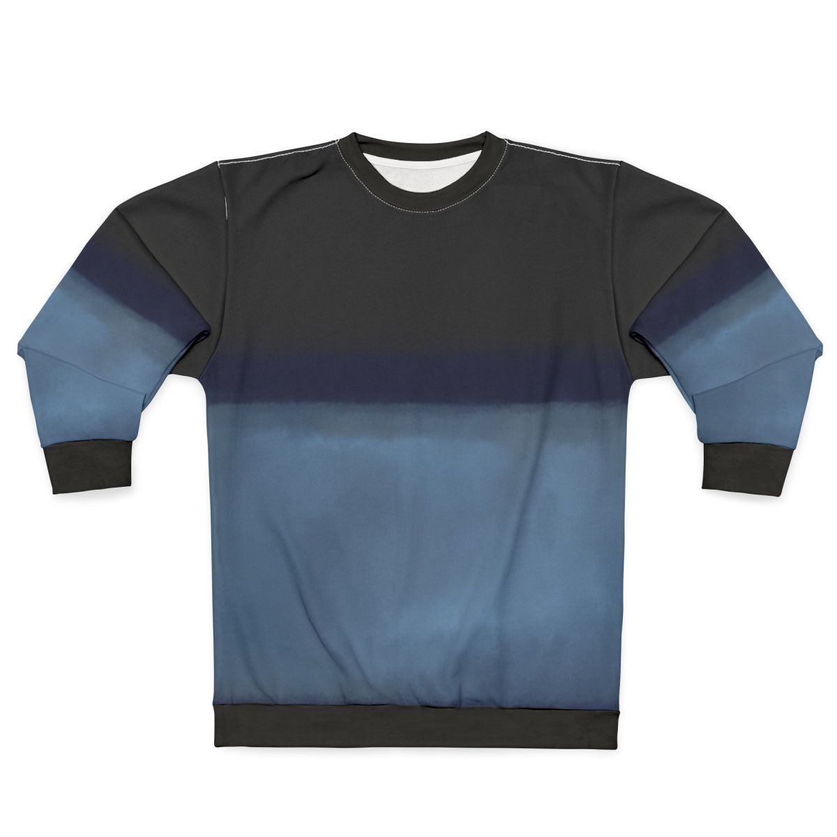 Rothko inspired abstract color block sweatshirt