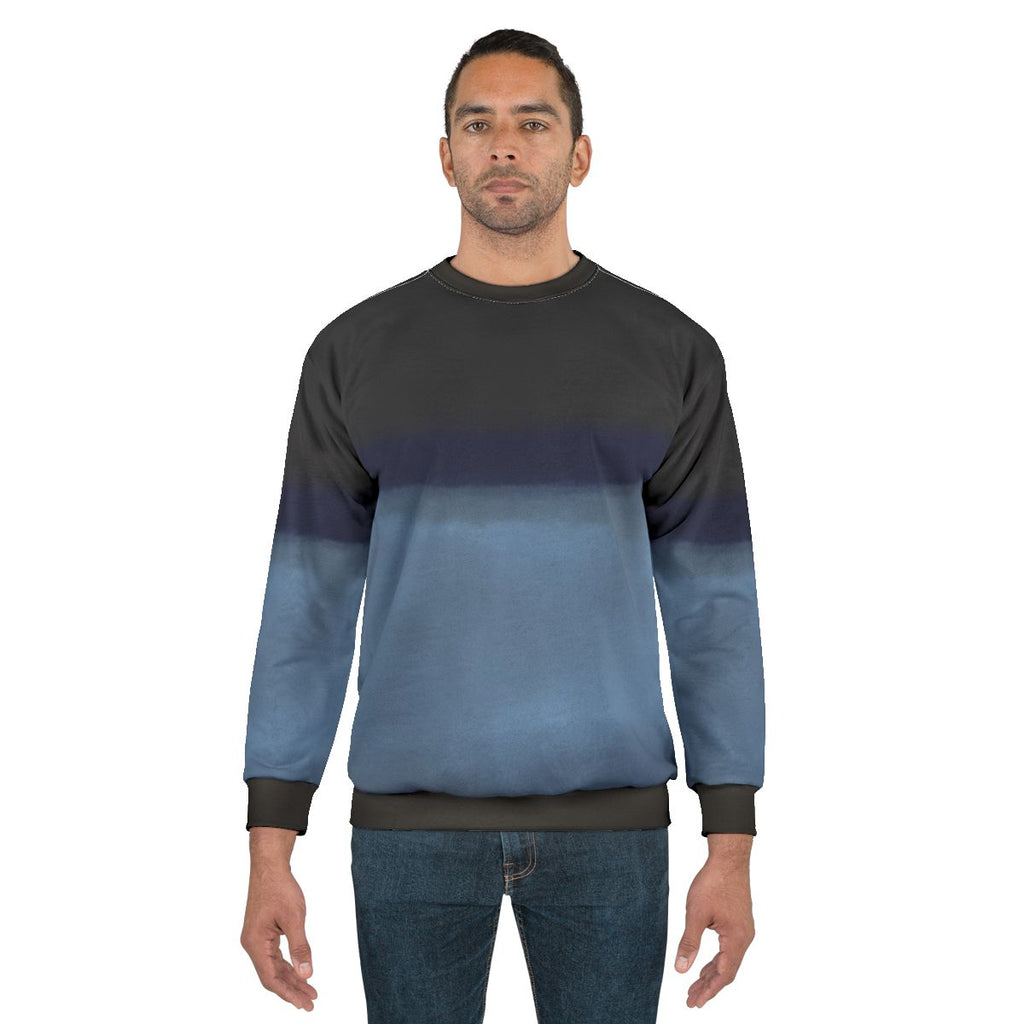 Rothko inspired abstract color block sweatshirt