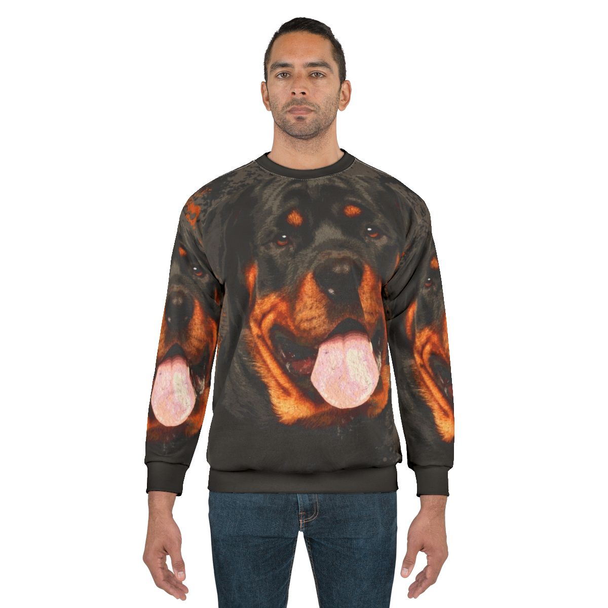 Rottweiler Metzgerhund Digital Art Sweatshirt
