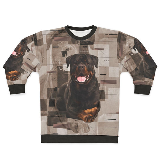 Rottweiler Metzgerhund Digital Art Sweatshirt