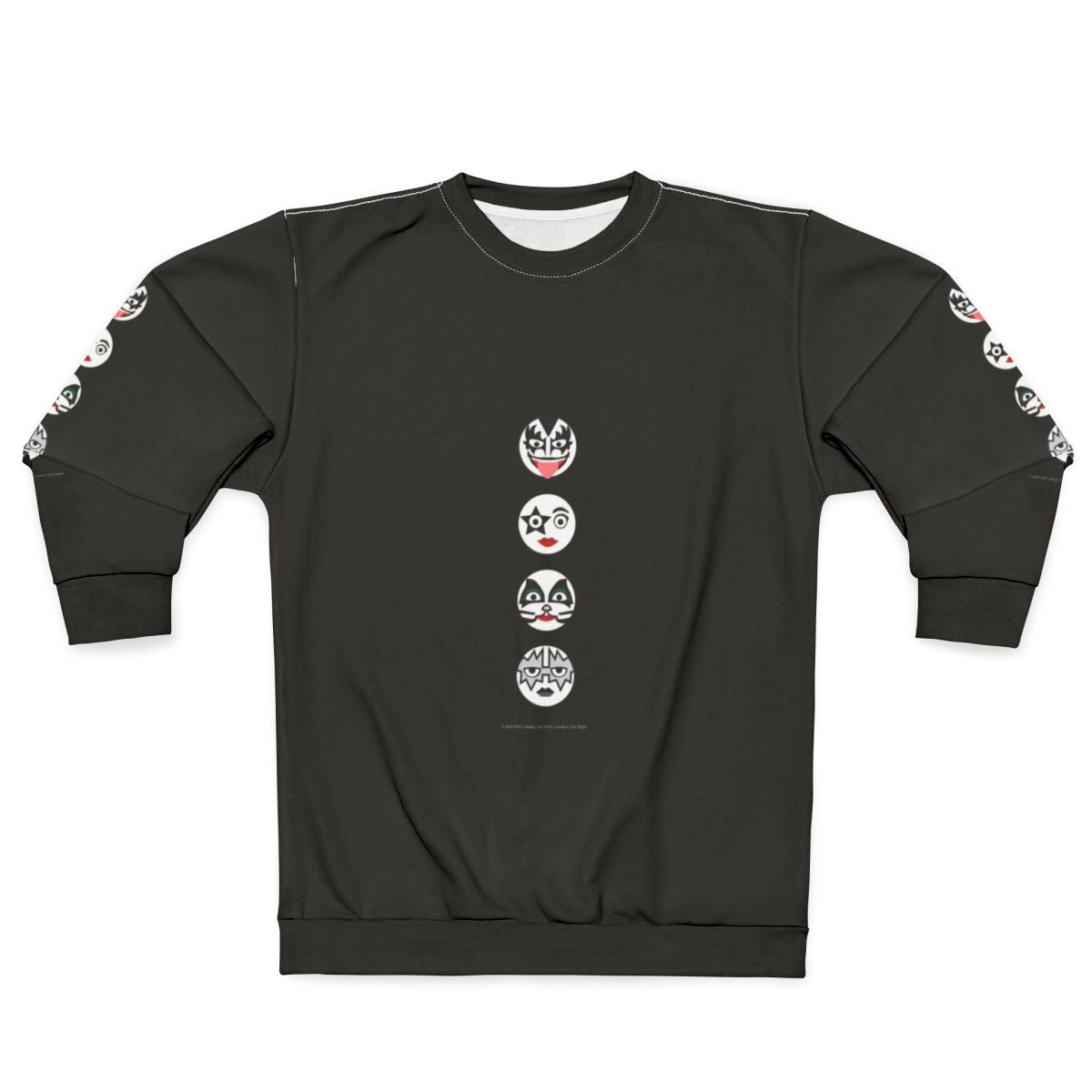 Kiss Band Merchandise Sweatshirt featuring Fan Art