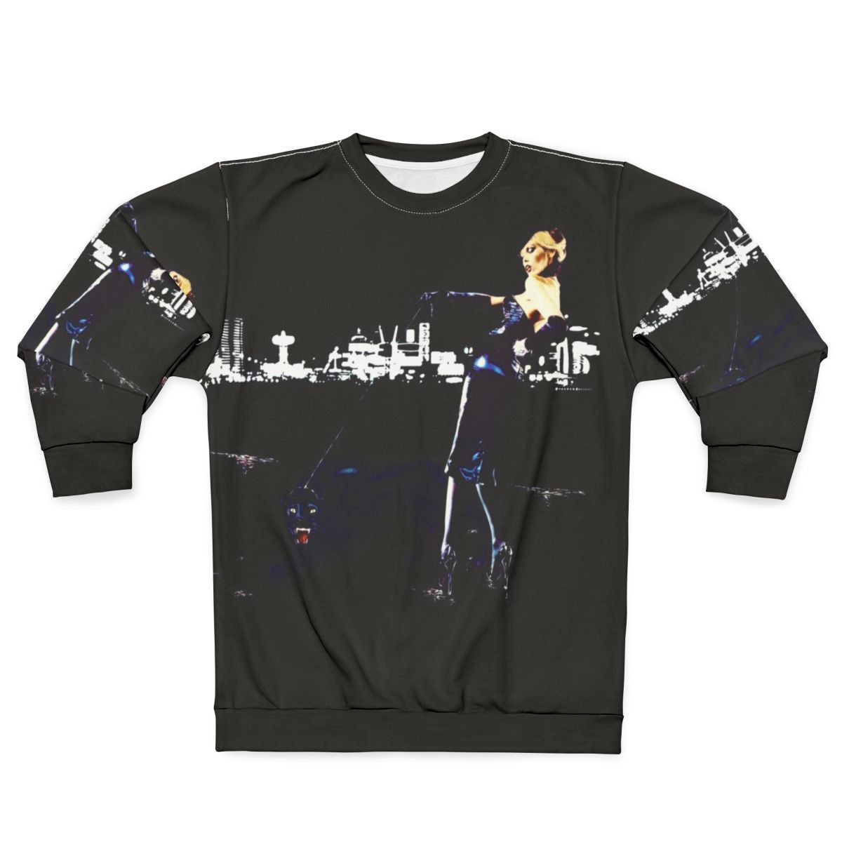 Roxy Poster Sweatshirt with Retro 70s Glam Rock Design