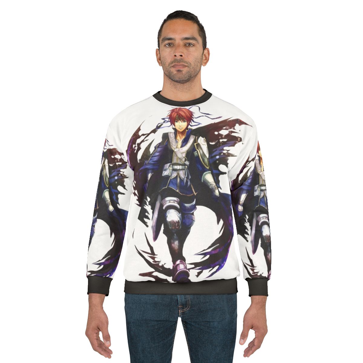 Roy from Fire Emblem on a sweatshirt