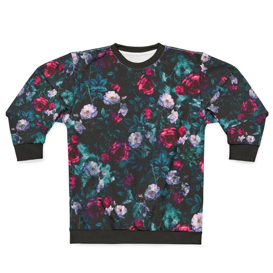 Floral abstract designer sweatshirt