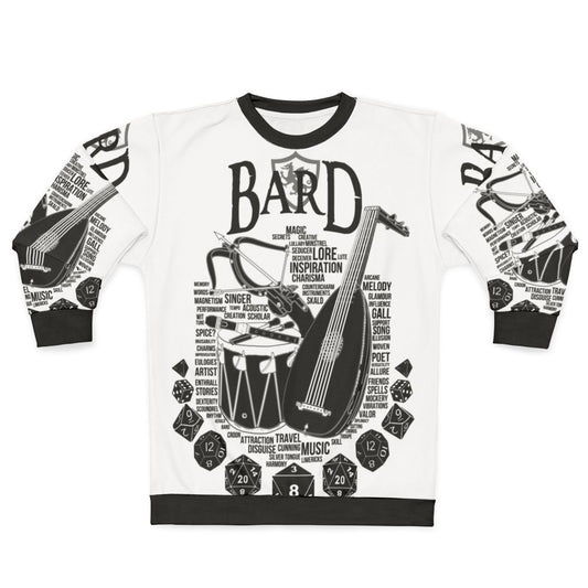Bard Sweatshirt featuring RPG Class Series design