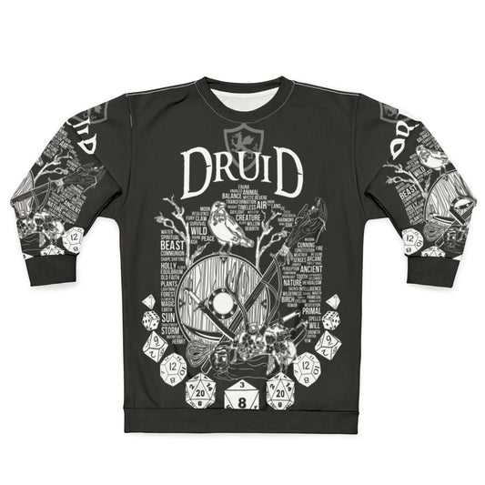Druid RPG Class Series White Sweatshirt