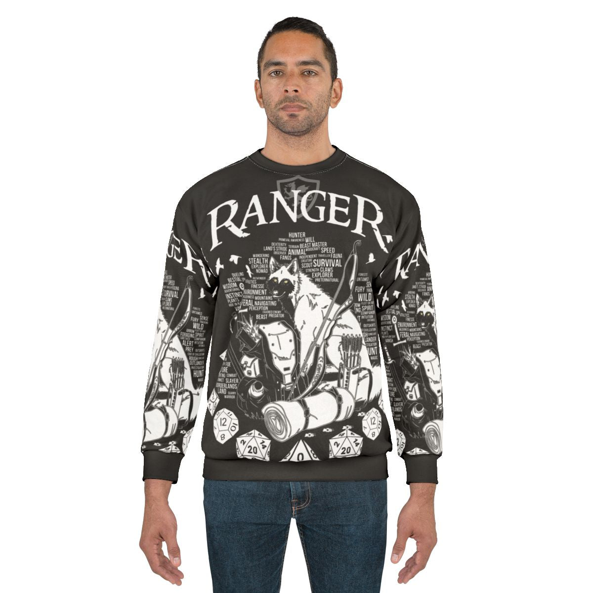 RPG Class Ranger White Sweatshirt