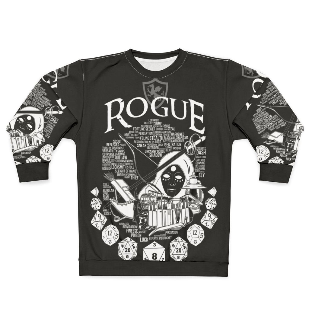 Rogue Class RPG Gaming Sweatshirt