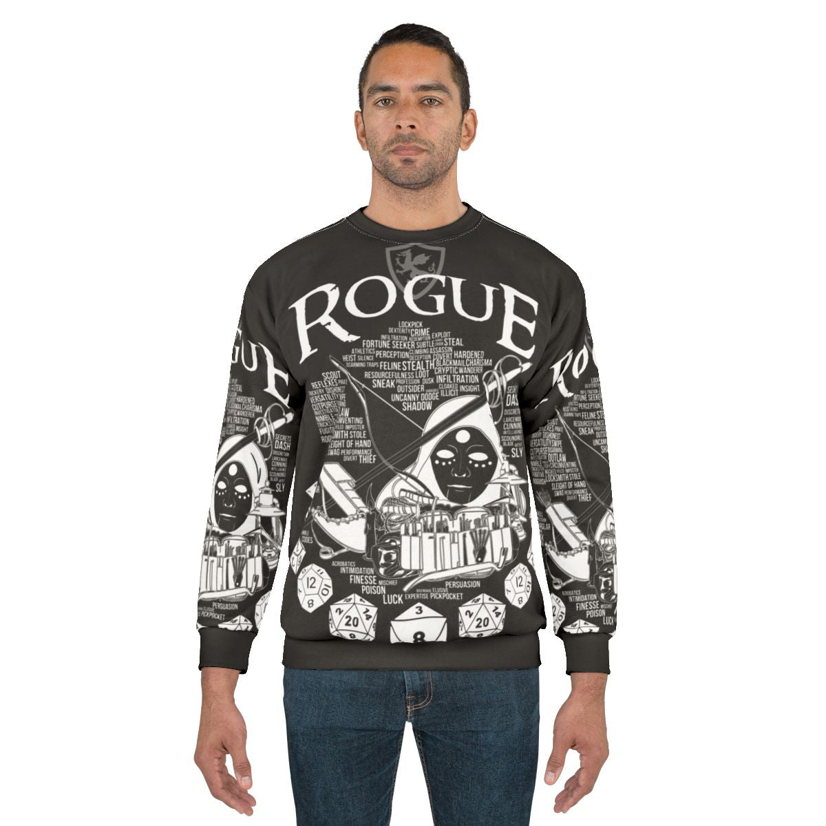Rogue Class RPG Gaming Sweatshirt