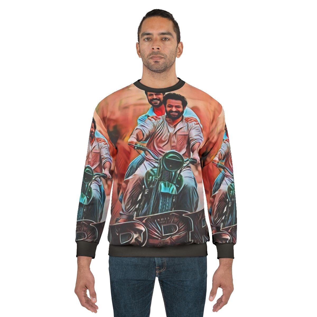 RRR Movie Sweatshirt featuring the hit Bollywood film