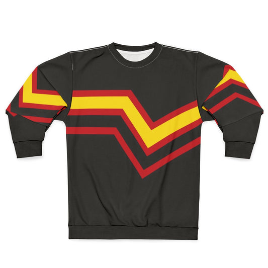 Rubber Pride Flag Sweatshirt with Fetish and Kink Inspired Design