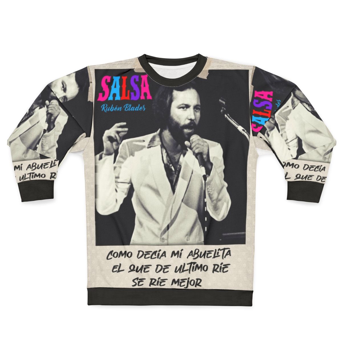 Ruben Blades Decisiones Salsa Music Sweatshirt