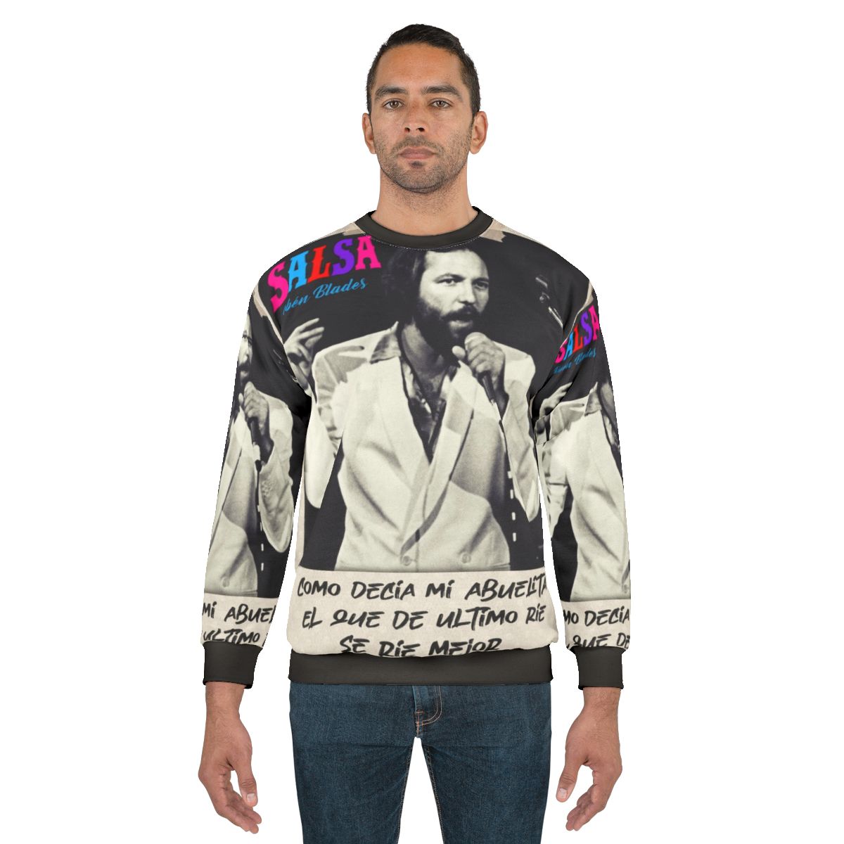 Ruben Blades Decisiones Salsa Music Sweatshirt