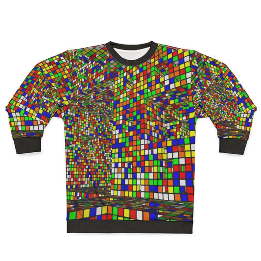 Colorful Rubik's Cube Sweatshirt