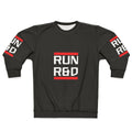 Cyberpunk Run R D Sweatshirt with Netrunner Gaming Theme
