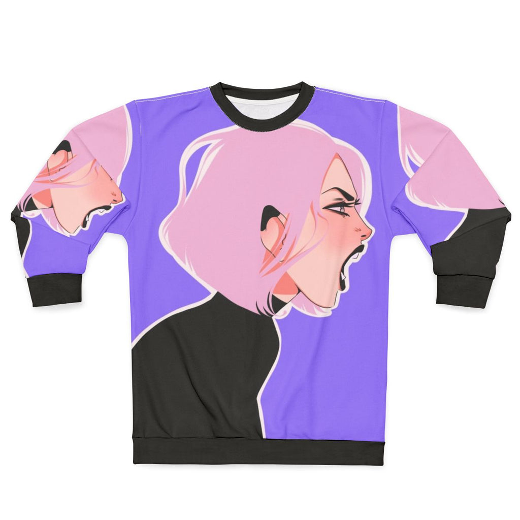 Run sweatshirt for athletic and fitness activities