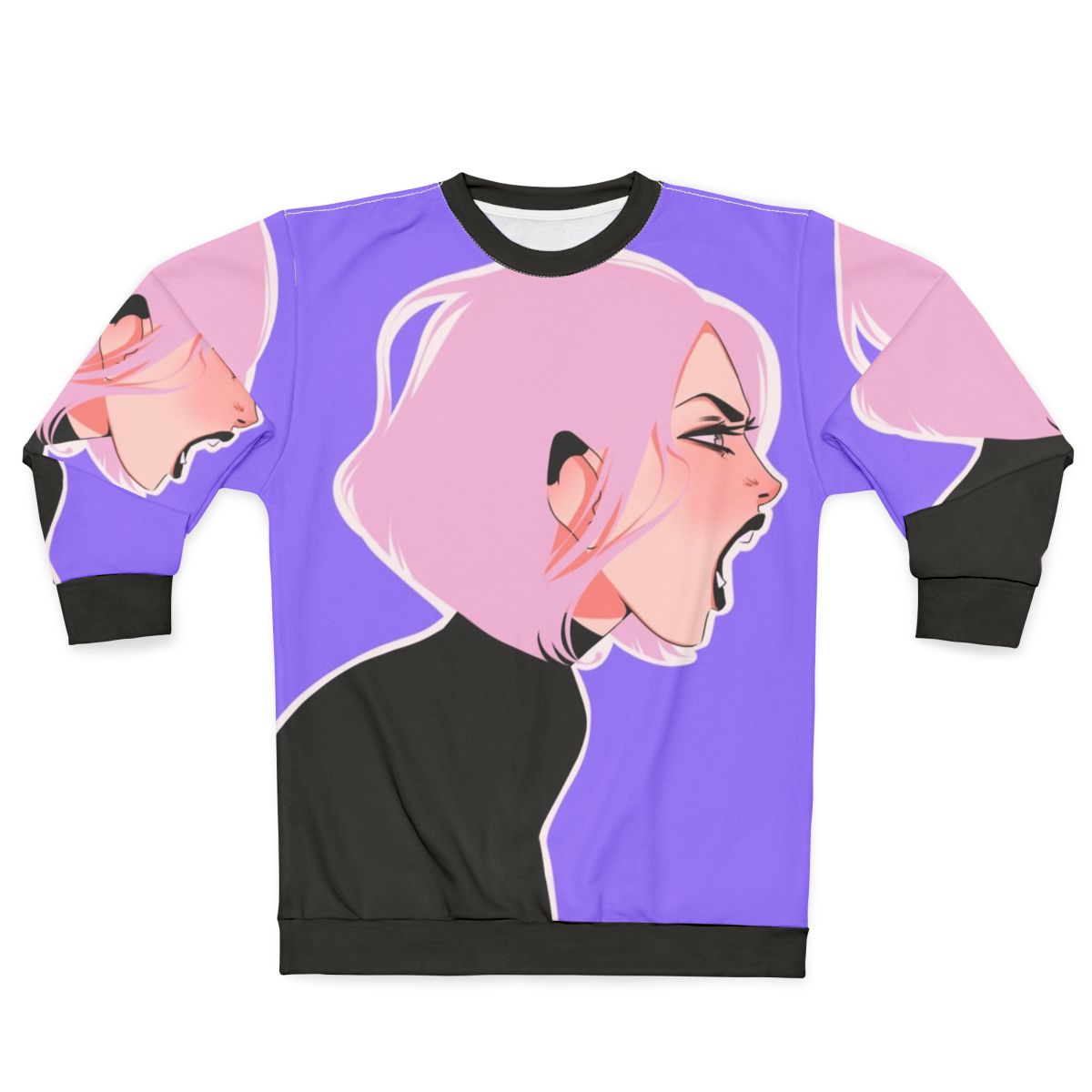 Run sweatshirt for athletic and fitness activities