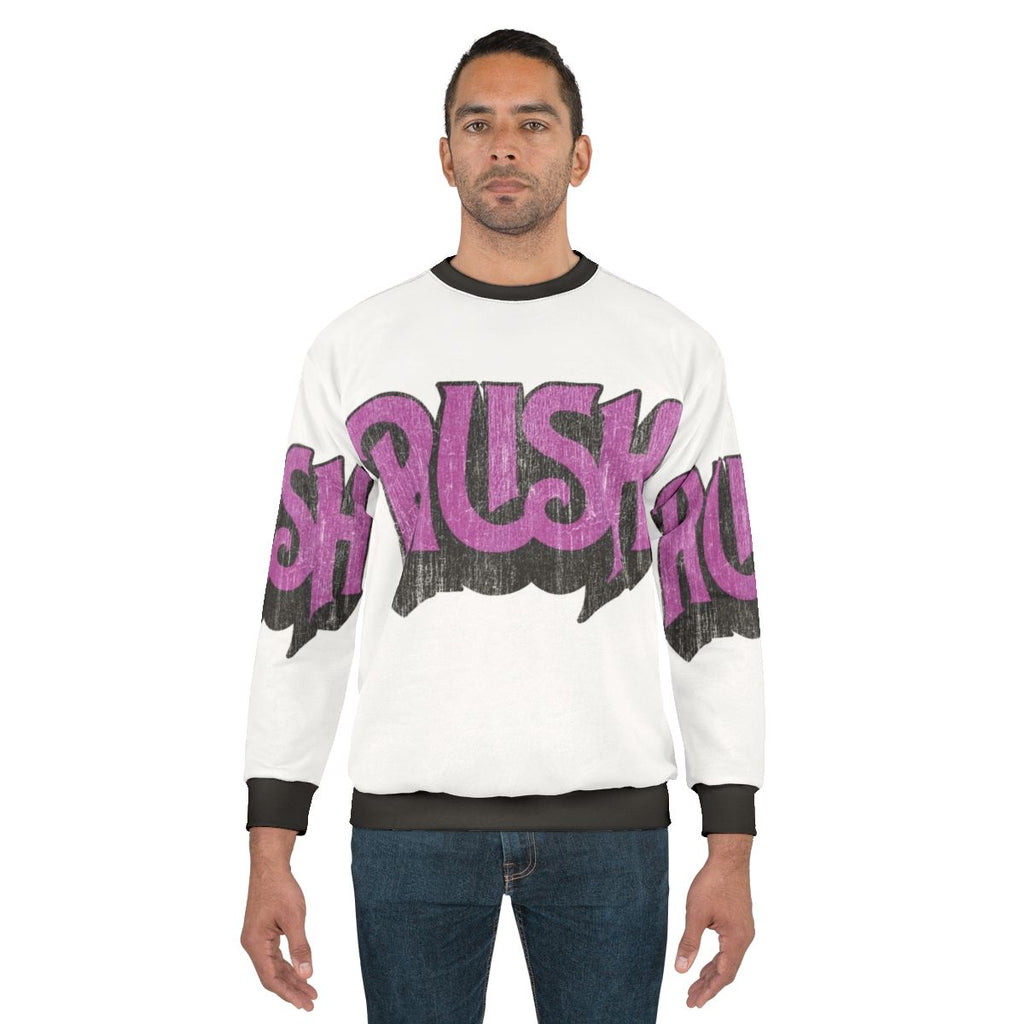 Distressed logo Rush band sweatshirt