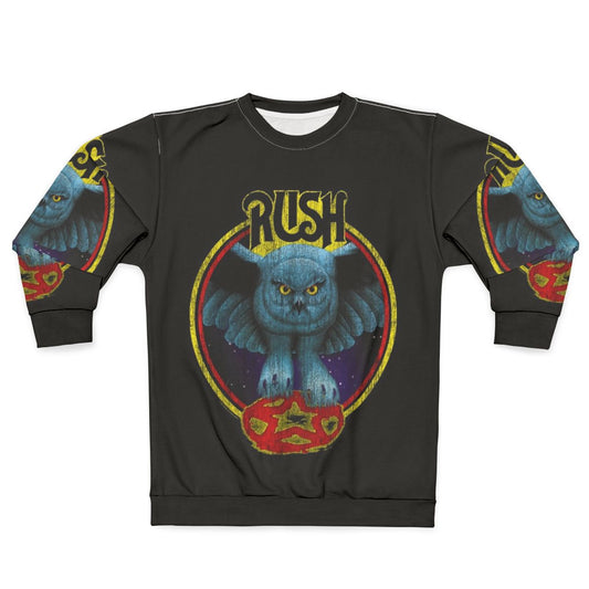 Rush Band Fly By Night Circle Sweatshirt