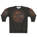 Rusty Delta Blues Sweatshirt with vintage American music and guitar graphics