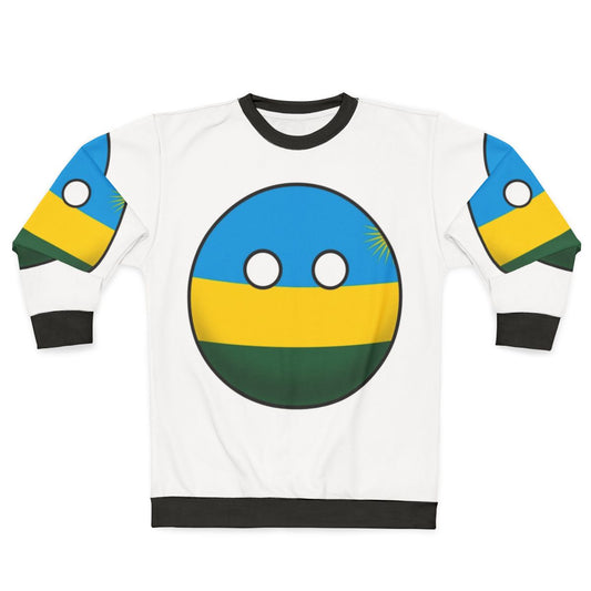 Rwanda Countryball Sweatshirt - National Flag Clothing
