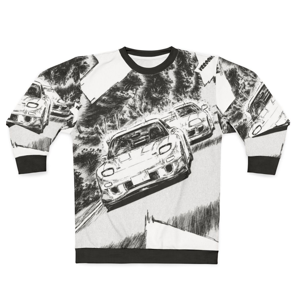 Initial D Rx7 vs Supra JDM Anime Sweatshirt