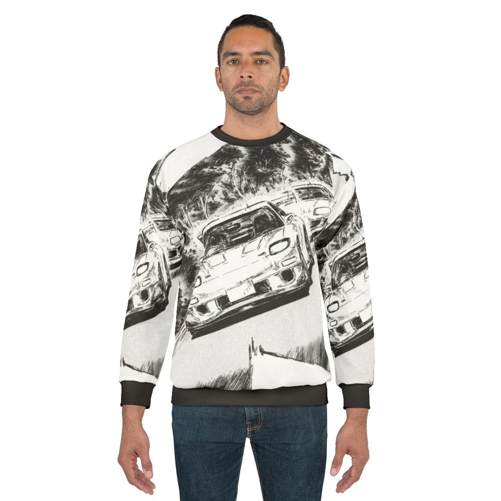 Initial D Rx7 vs Supra JDM Anime Sweatshirt