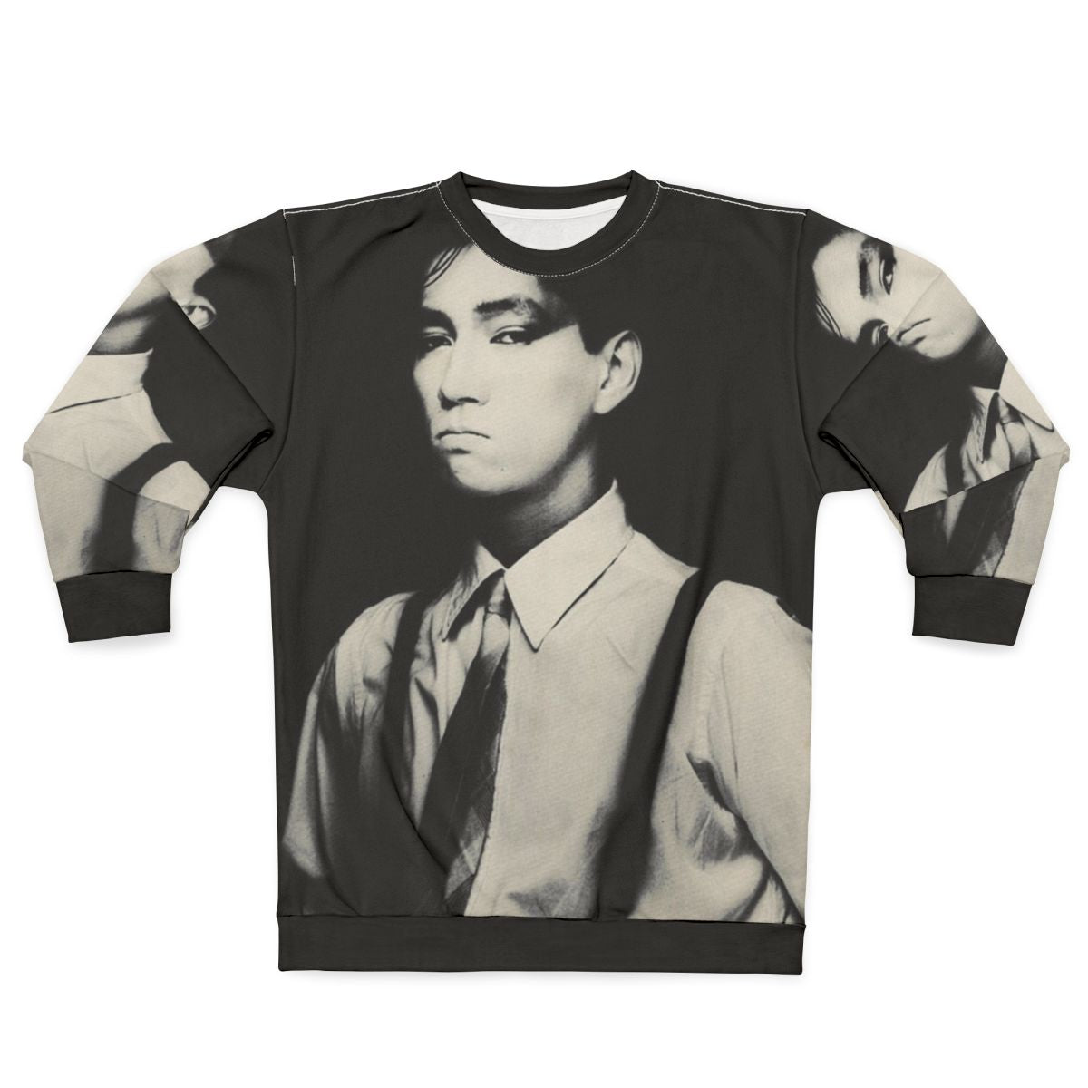 Ryuichi Sakamoto Bamboo Houses Sweatshirt with 1980s Japanese Electronic Music Inspired Design