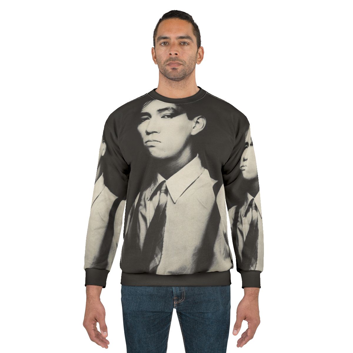 Ryuichi Sakamoto Bamboo Houses Sweatshirt with 1980s Japanese Electronic Music Inspired Design