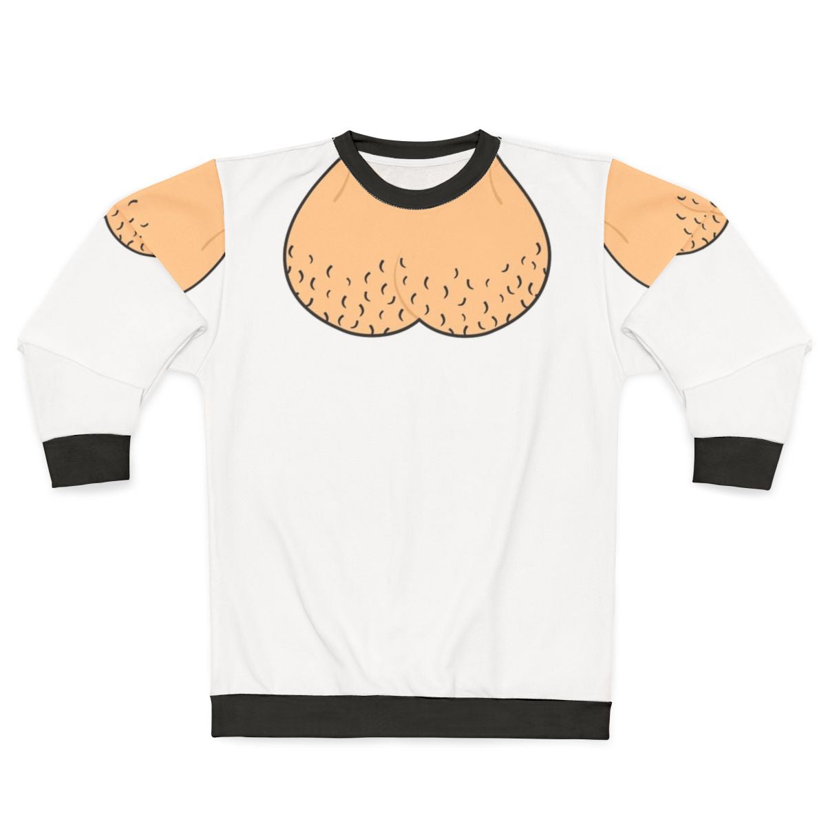 Sack Sweatshirt Funny Zombie Horror Skin Pink Scrotum Balls Ballbag Testicles
