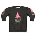 Sad hamster birthday party viral meme printed on a sweatshirt