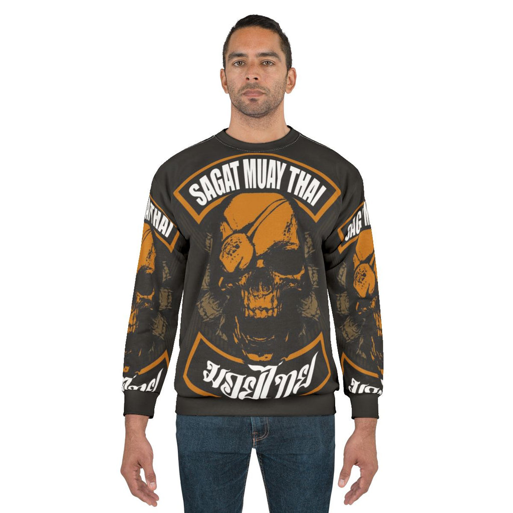 Monkon Muay Thai Fighter Thailand Martial Arts Sweatshirt