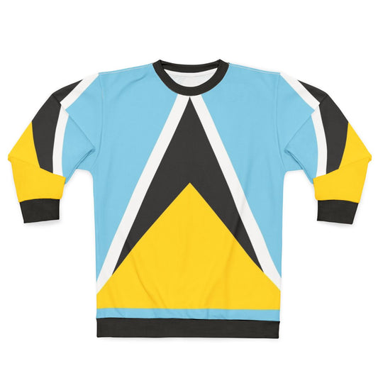 Saint Lucia Flag Sweatshirt
