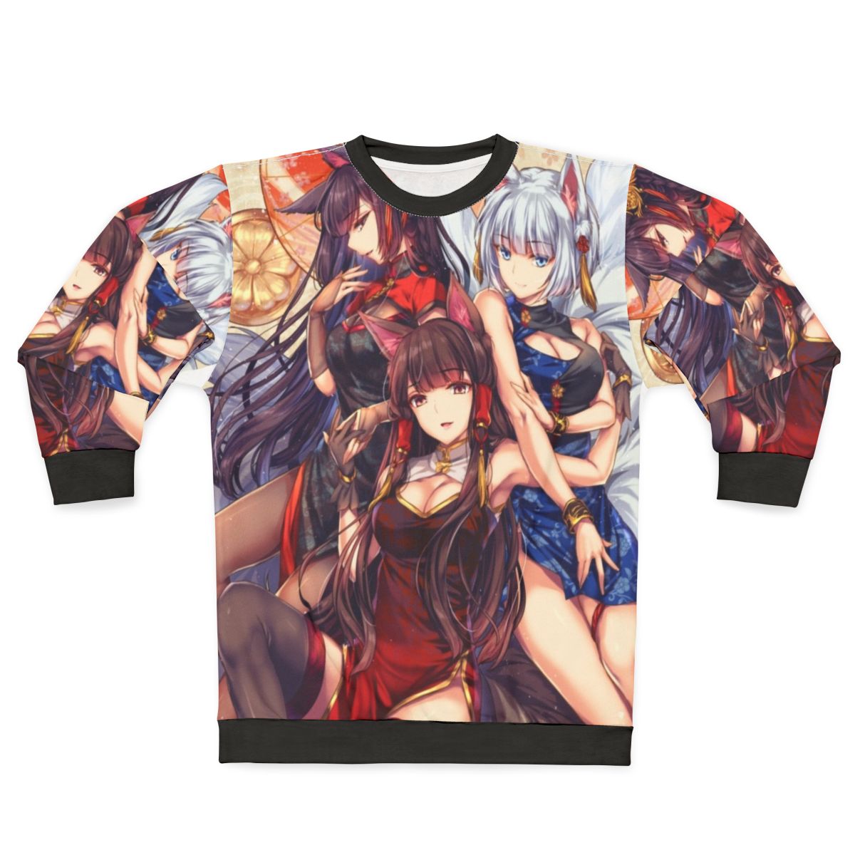 Sakura Sisters Sweatshirt - Anime Shipgirl Apparel from Azur Lane