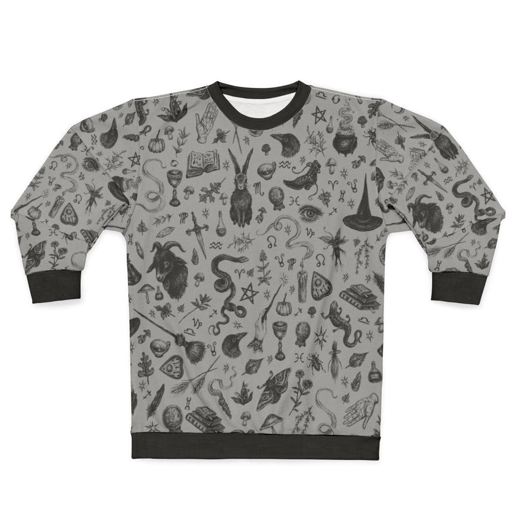 Salem Witch Sweatshirt with Cute Witch Design