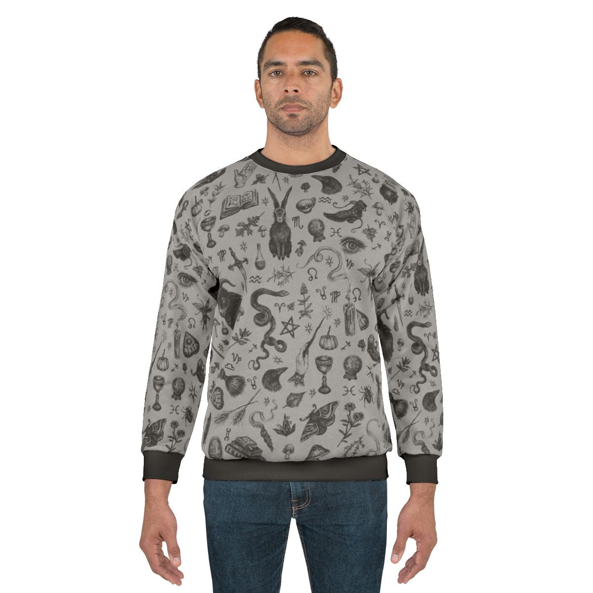 Salem Witch Sweatshirt with Cute Witch Design